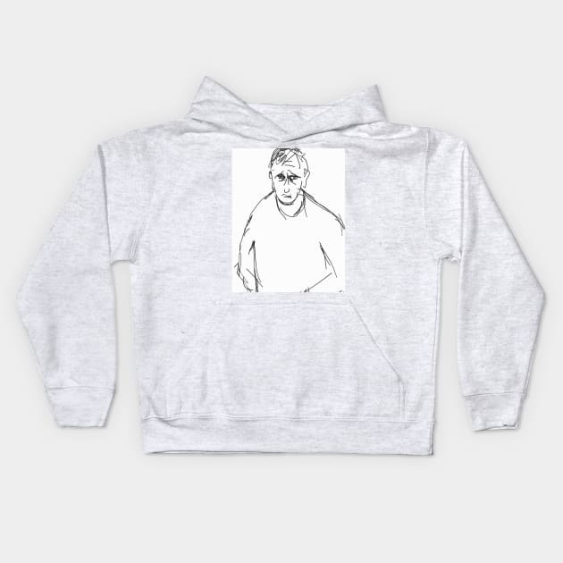 Lukas Mattson - Succession Kids Hoodie by Idrawfaces